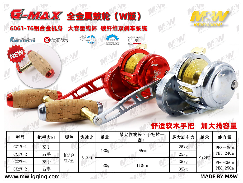 G-MAX全金属鼓轮（W版）